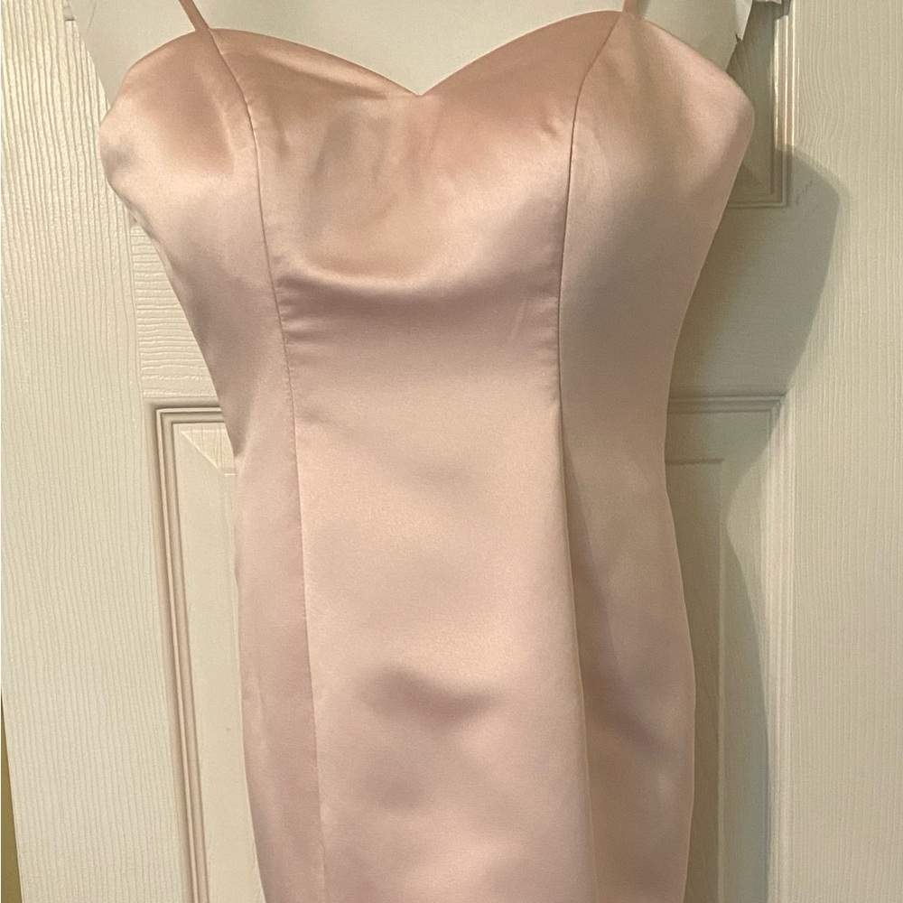 Pink formal dress from Camille La Vie. Size O. Worn once and dry cleaned.